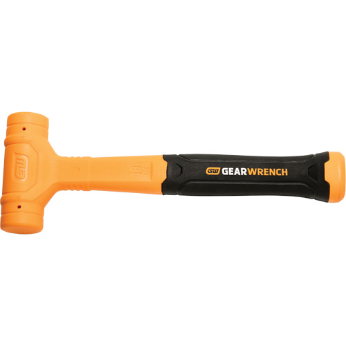 Dead Blow Hammer, 18 oz., Smooth Grip, 11-1/5" L O-Max