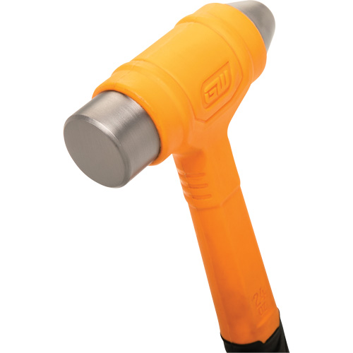 Dead Blow Ball Pein Hammer, 24 oz., Smooth Grip, 12-3/5" L O-Max