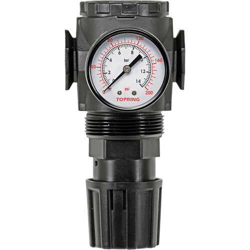 MODULAIR 300 Zinc Diaphragm Regulator, 3/8" NPT, 300 psi Max. PSI, In Line/Modular O-Max