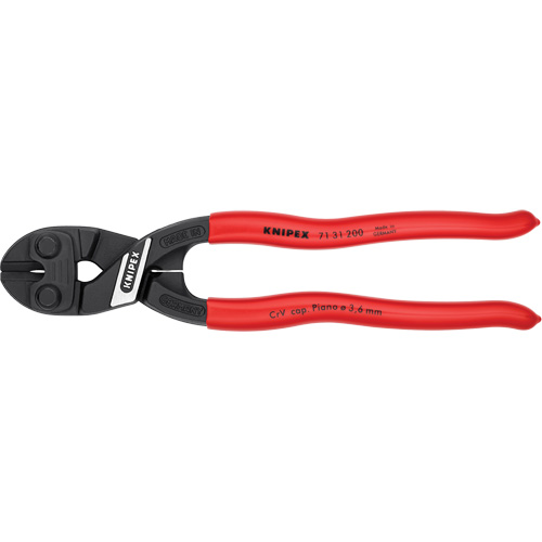 CoBolt&reg; High Leverage Compact Bolt Cutters with Notched Blade, 8" L, Center Cut O-Max