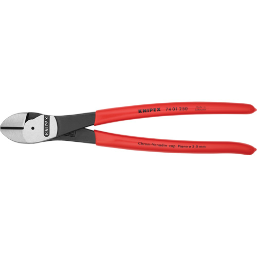 Pince coupante diagonale &agrave; levier d&eacute;multipli&eacute;, 10" lo O-Max