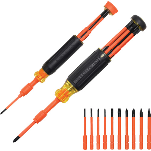 10-in-2 Insulated Auto-Lock Screwdriver Set O-Max