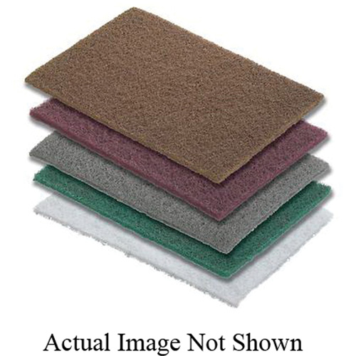 BLENDEX Hand Pads, Aluminum Oxide, 6" x 9", Medium Grit O-Max
