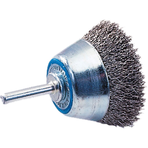 Brosse mont&eacute;e &agrave; fils ondul&eacute;s O-Max