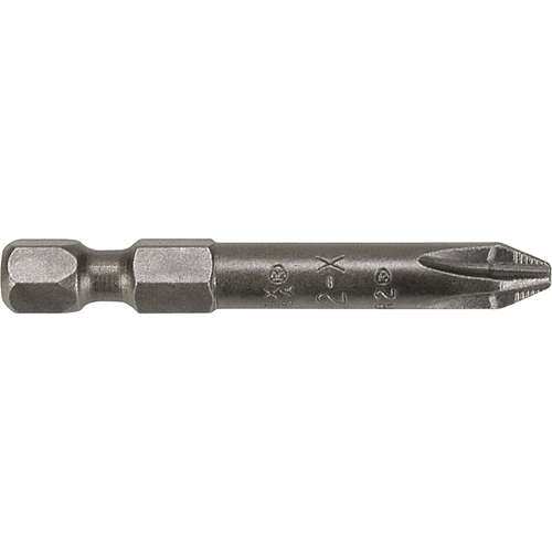 EMBOUTS &agrave; MANDRIN 1/4" PHILLIPS, ACR, Phillips, Embout #2, Prise 1/4", Longueur 2-3/4" O-Max