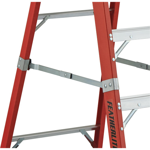 Industrial Extra Heavy-Duty Platform Stepladder (6500 AA Series), 8', 375 lbs. Cap. O-Max
