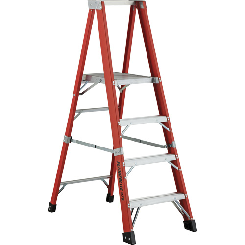 Industrial Extra Heavy-Duty Platform Stepladder (6500 AA Series), 8', 375 lbs. Cap. O-Max