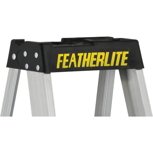 Industrial Extra Heavy-Duty Step Stool/Ladders, 2', Aluminum, 300 lbs. Capacity, Type 1A O-Max