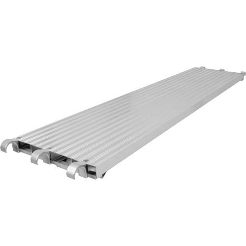 Work Platforms - Aluminum Deck, Aluminum, 7' L x 19" W O-Max