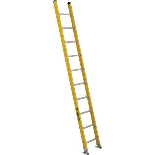 Industrial Extra Heavy-Duty Straight Ladders (5600 Series), 10', Fibreglass, 375 lbs., CSA Grade 1AA O-Max