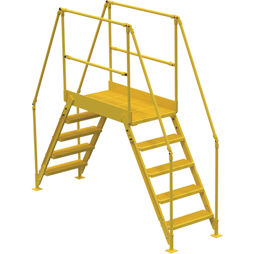 &eacute;chelles de liaison, 103-1/2" Port&eacute;e hors tout, 50" ha x 48" p, 24" Largeur de la marche O-Max