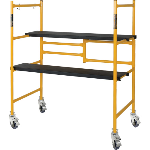 Jobsite Series 4' Basic Mini Scaffold Kit, Steel Frame, 41" D x 45-3/4" H O-Max