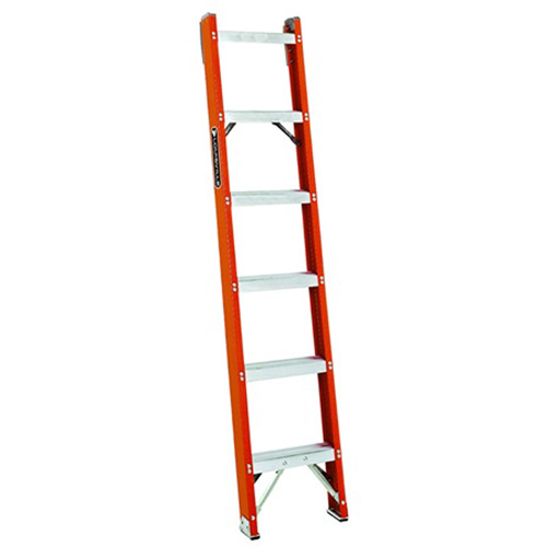 FH1000 Series Industrial Heavy-Duty Shelf Ladders, 6', Fibreglass, 300 lbs., CSA Grade 1A O-Max