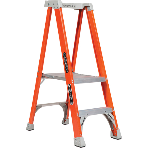 Industrial Heavy-Duty Pro Platform Stepladders (FXP1700 Series), 2', 300 lbs. Cap. O-Max