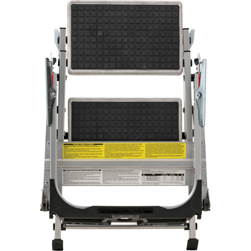 Tilt & Roll Step Stool Ladder, 2 Steps, 23" x 21" x 34.50" High O-Max
