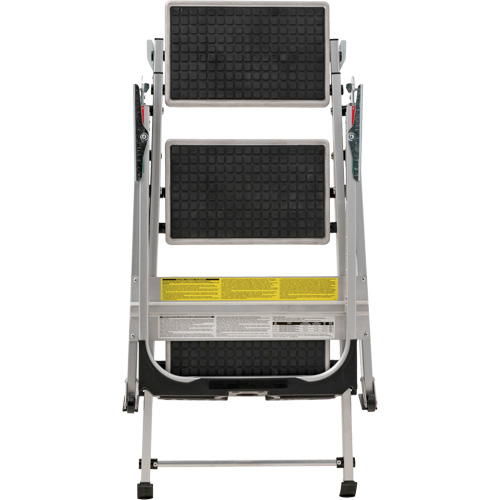 Tilt & Roll Step Stool Ladder, 3 Steps, 34" x 22" x 50.75" High O-Max