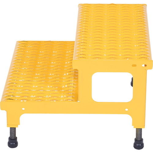 Adjustable Step-Mate Stand, 2 Step(s), 23-13/16" W x 22-7/8" L x 15-1/4" H, 500 lbs. Capacity O-Max