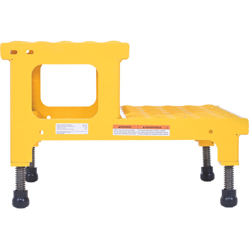 Adjustable Step-Mate Stand, 2 Step(s), 23-13/16" W x 22-7/8" L x 15-1/4" H, 500 lbs. Capacity O-Max