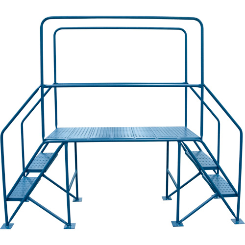 &eacute;chelles de liaison, 35-1/2" Port&eacute;e hors tout, 31-1/2" ha x 22" p, 22" Largeur de la marche O-Max