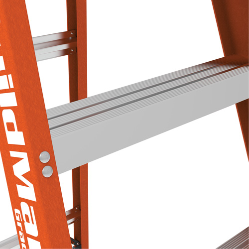 Escabeau, 10', Fibre de verre, Capacit&eacute; 375 lb, Type 1AA O-Max