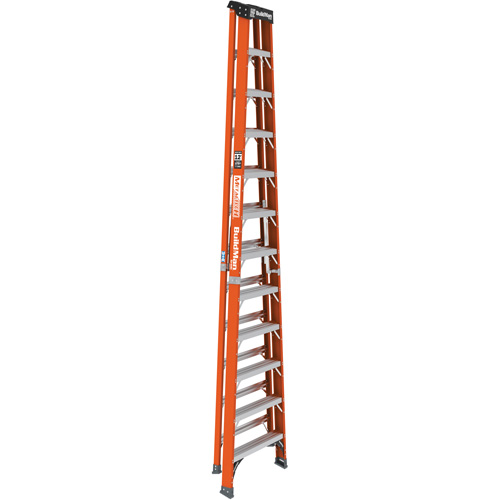 Step Ladder, 12', Fibreglass, 375 lbs. Capacity, Type 1AA O-Max