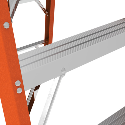 Safespace Platform Step Ladder, 2', 300 lbs. Cap. O-Max