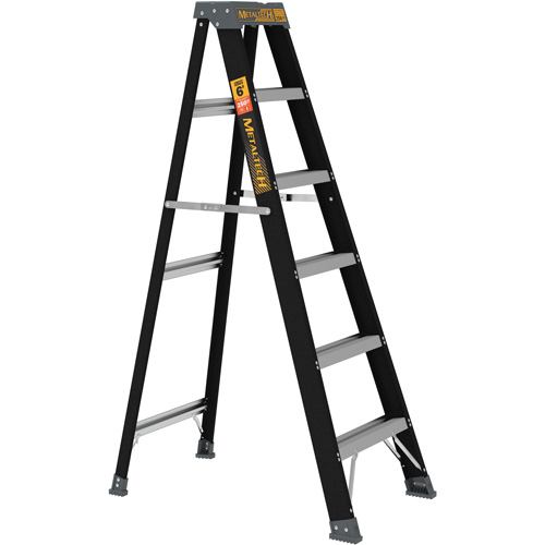 Step Ladder, 6', Fibreglass, 250 lbs. Capacity, Type 1 O-Max