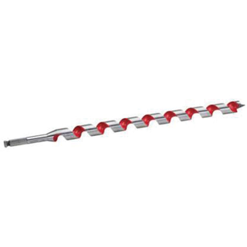 Longue m&egrave;che h&eacute;licoidale pour perceuse, Diam&egrave;tre de 5/8", Cannelure 15", Tige 7/16" hexagonal O-Max