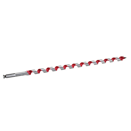 Ship Auger Drill Bit, 3/4" Diameter, 15" Flute, 7/16" Hex Shank O-Max