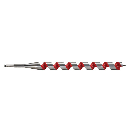 Ship Auger Drill Bit, 1-1/4" Diameter, 15" Flute, 7/16" Hex Shank O-Max