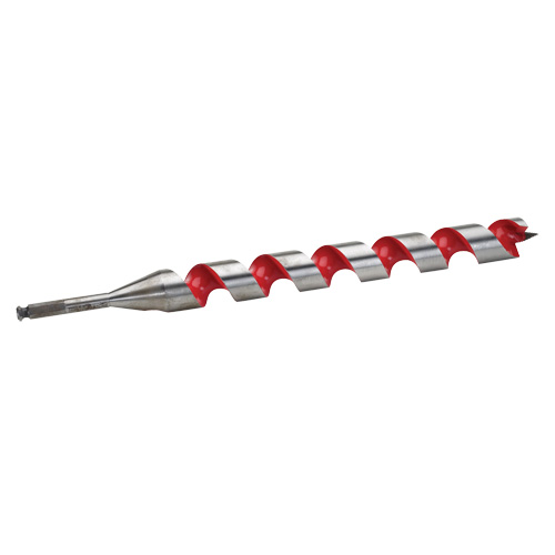 Ship Auger Drill Bit, 1-1/2" Diameter, 15" Flute, 7/16" Hex Shank O-Max