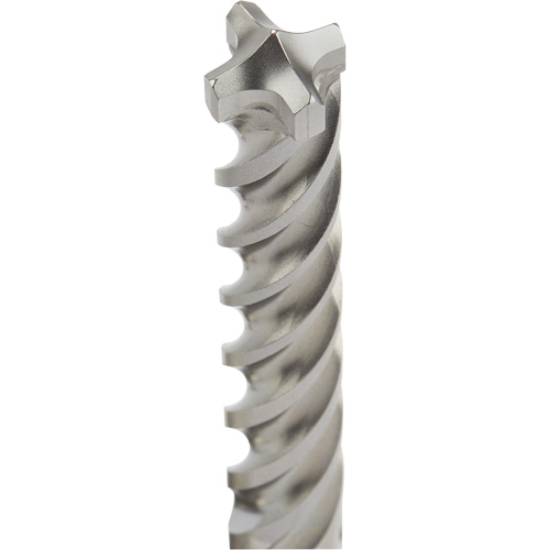 MX4 4-Cutter SDS-Plus Rotary Hammer Drill Bit, 5/8", SDS-Plus Shank, Carbide O-Max