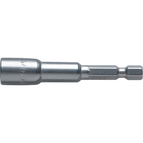 Nut Setter, 5/16" Tip, 1/4" Drive, 2-9/16" L, Non-Magnetic O-Max