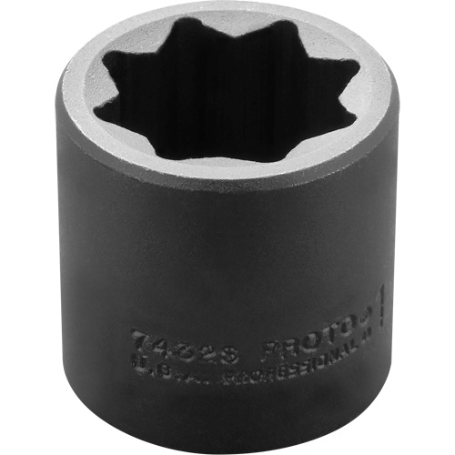 Douille, Chocs, 1", Prise 1/2", 18 pans O-Max