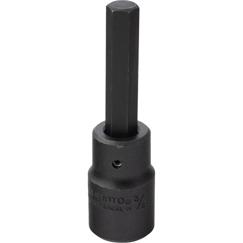 Socket Bit, Hex, 3/8" x 3-1/4" L, 1/2" Drive O-Max