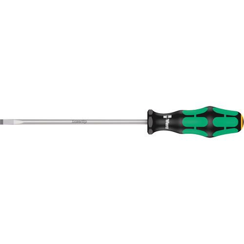 Tournevis pour vis &agrave; fente, Tige de 1/4", Ronde, 9-3/4" lo, Prise en Plastique O-Max