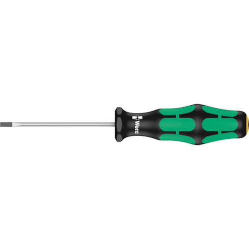 Tournevis pour vis &agrave; fente, Tige de 3/32", Ronde, 5-1/8" lo, Prise en Plastique O-Max