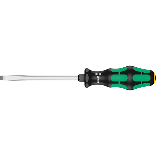 Slotted Screwdriver, 1.2 mm, 5-1/8" L, Plastic Handle O-Max