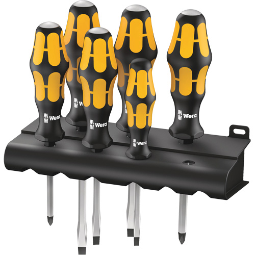 Series 900 Screwdriver set Chiseldriver & Rack, 6 Pcs. O-Max