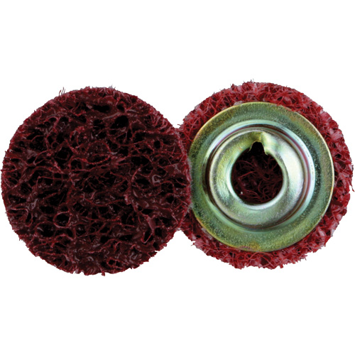 Disque de conditionnement de surface &agrave; remplacement rapide Standard Abrasives, 3/4" dia., Grain Moyen, Oxyde d'aluminium O-Max