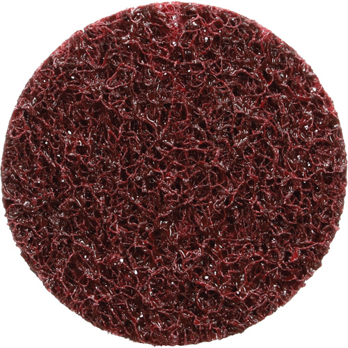 Disque de conditionnement de surface &agrave; remplacement rapide Standard Abrasives, 2" dia., Grain Moyen, Oxyde d'aluminium O-Max