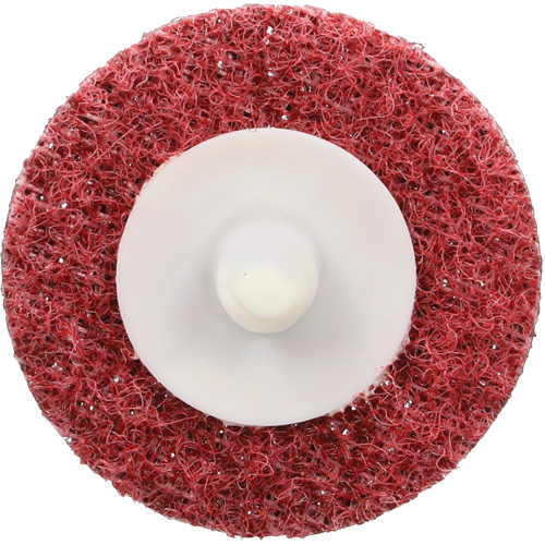 Disque de conditionnement de surface &agrave; remplacement rapide Standard Abrasives, 2" dia., Grain Moyen, Oxyde d'aluminium O-Max