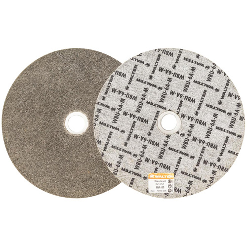 Disque de finition Blendex U, 6" dia., Grain 6AM, Carbure de silicium O-Max