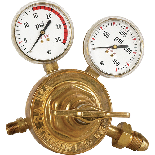 Heavy-Duty Single Stage Regulator, Acetylene, CGA510 Inlet O-Max