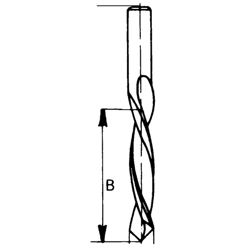 Left Hand Drill, Carbide O-Max