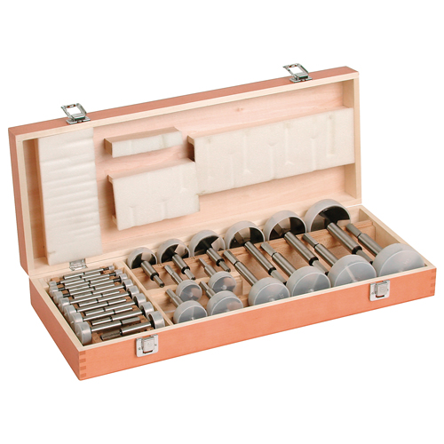 Woodpecker Forstner Bit Kits in a Wooden Box, 29 Pieces, High Carbon Steel O-Max