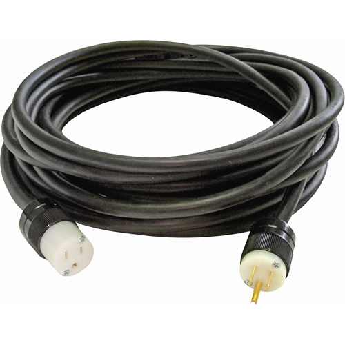 Heavy-Duty Neoprene Extension Cords, Indoor/Outdoor, SOOW, 16/3 AWG, 12 A, 25' O-Max