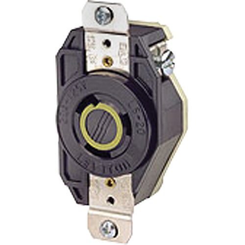 Single Flush 2-Pole 3-Wire Grounding  Receptacle O-Max