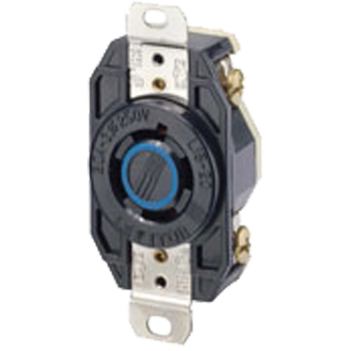 Single Flush 3-Pole 4-Wire Grounding Receptacle O-Max