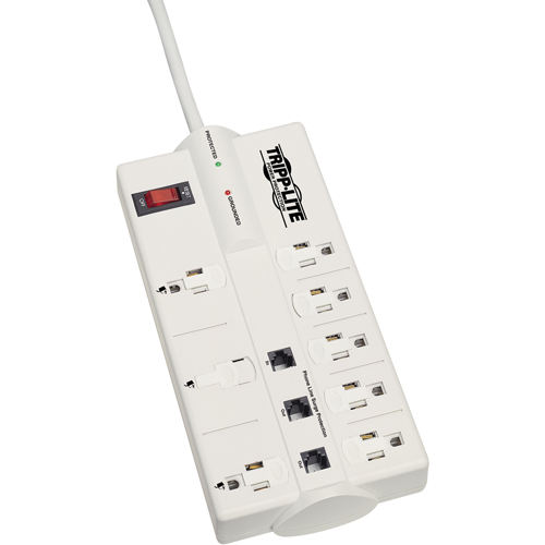 Protect-It Surge Suppressors, 8 Outlets, 2160, 1800 W, 8' Cord O-Max